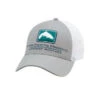 Simms - Trout Icon Trucker Hat - Granite -Angler Gear Shop 12226 055 00 2