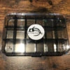 Fly Fish Food Logo Fly Box, Ultra Clear 18 Compartments - Large -Angler Gear Shop 18c