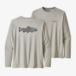 Patagonia Men's Long-Sleeved Capilene Cool Daily Fish Graphic Shirt