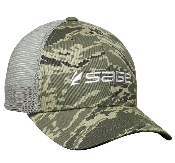 Sage Digi Camo Mesh Back Hat 3 Sage Digi Camo Mesh Back Hat