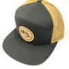 7 Panel Trucker Logo Hat - Gray & Yellow