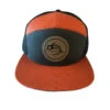 Fly Fish Food Logo Hat 7-Panel - Dark Orange/Charcoal/Black -Angler Gear Shop 7PTOGB 2