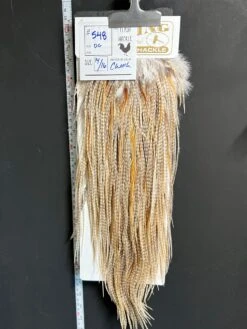 Flash Sale Hackle 548 - Heritage Saddle - Dun Grizzly (size 14-16)