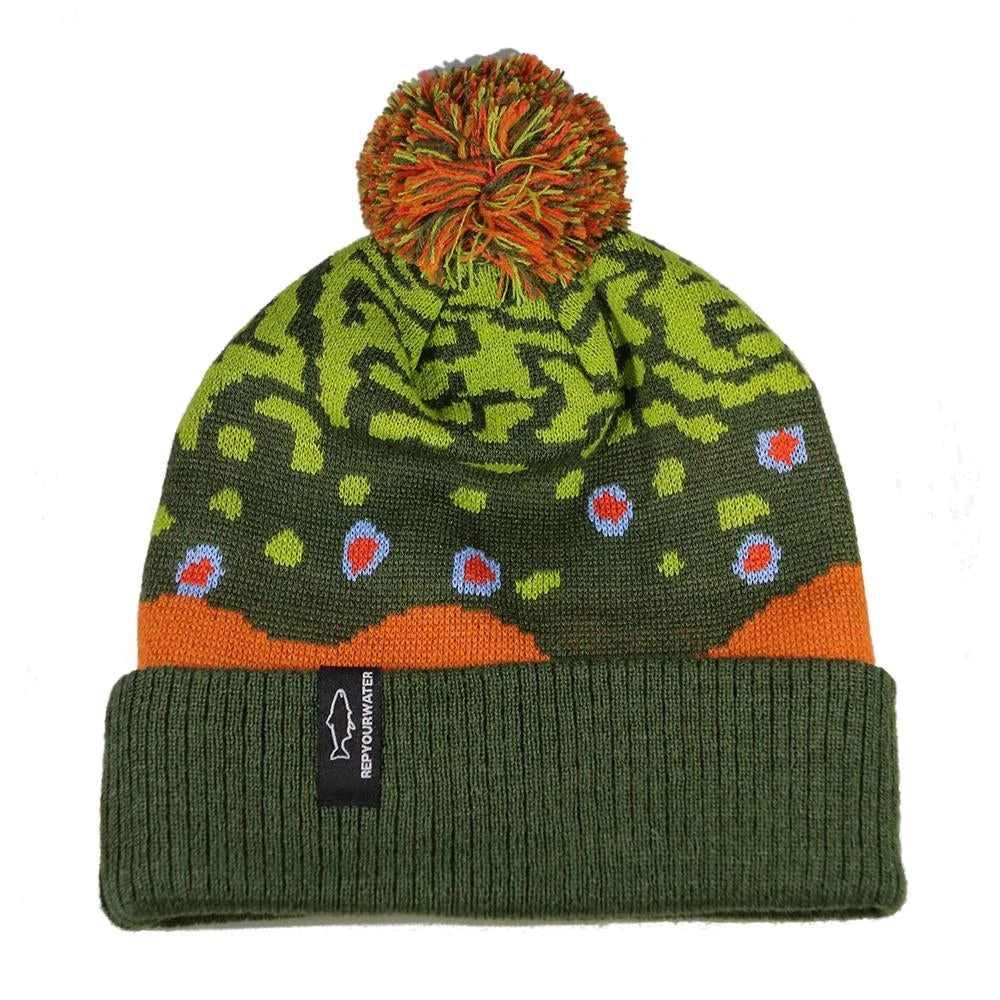 RepYourWater Brook Trout Skin Knit Beanie 2.0 3 RepYourWater Brook Trout Skin Knit Beanie 2.0