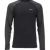Simms - Men's Lightweight Baselayer Top -Angler Gear Shop BaseTop Black