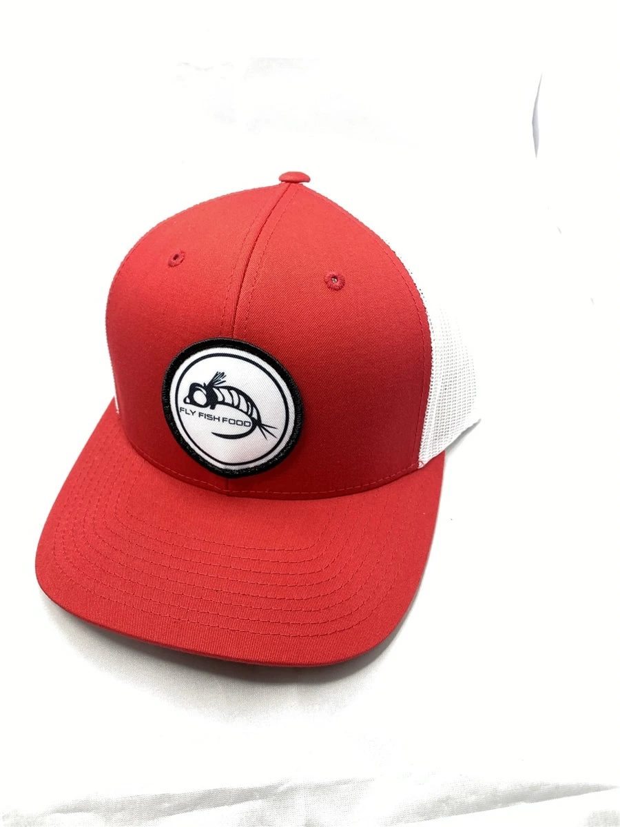 Fly Fish Food Logo Hat - Red 3 Fly Fish Food Logo Hat - Red