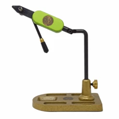Regal - Medallion Vise - Regular Head - Bronze Pocket Base -Angler Gear Shop Regal MedallionRegularHead BronzePocketBase CoolLime