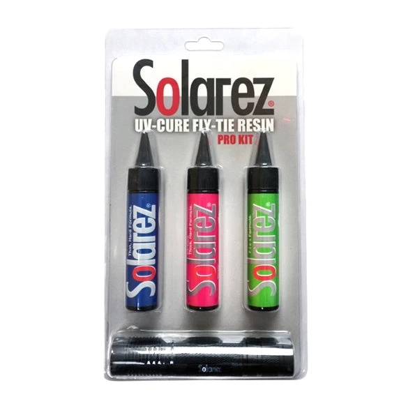 Hareline Solarez UV Resin - Pro Roadie Kit 3 Hareline Solarez UV Resin - Pro Roadie Kit