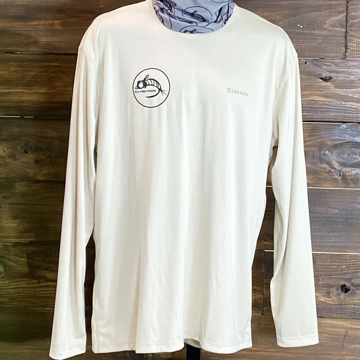 Simms - Men's Solar Tech Tee Long Sleeve - Stonefly - Sand 4 Simms - Men's Solar Tech Tee Long Sleeve - Stonefly - Sand - Image 2