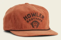 Howler Bros Unstructured Snapback Hat - Camp Howler - Pumpkin