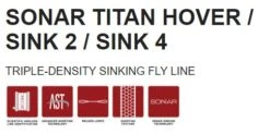 Scientific Anglers Sonar Titan Hover/Sink 2/Sink 4 Fly Line -Angler Gear Shop SonarTitanH.2.4