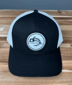 Fly Fish Food Logo Hat - Black/White