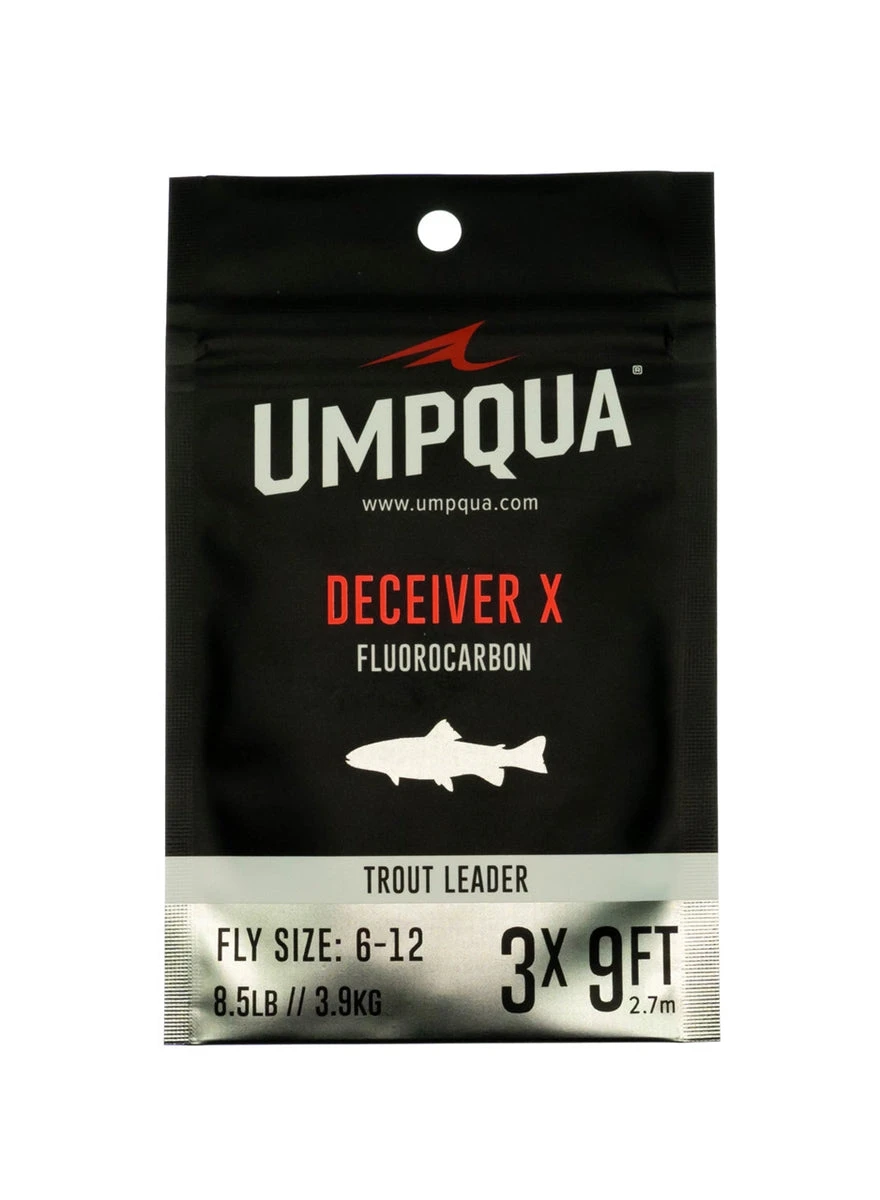 Umpqua Deceiver X Fluorocarbon Leader - 7.5' 3 Umpqua Deceiver X Fluorocarbon Leader - 7.5'