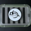 Fly Fish Food Logo Fly Box - Clear W/Page, Medium W/Dry Fly Foam
