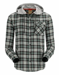 Simms M's Santee Flannel Hoody 8 Simms M's Santee Flannel Hoody -Angler Gear Shop forest