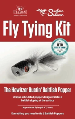 Hareline Fly Tying Kit - The Howitzer Bustin' Baitfish Popper