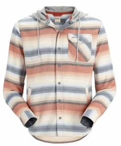 Simms M's Santee Flannel Hoody 7 Simms M's Santee Flannel Hoody -Angler Gear Shop multicoloredstripe