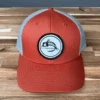 Fly Fish Food Logo Hat - Dark Orange/Aluminium -Angler Gear Shop orangealuminium