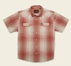 Howler Bros. H Bar B Snapshirt Roberts Plaid - Mars Red