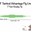 FNF Tactical Advantage Line - Sneaky Tip Fast (1.5 Ips) 1 FNF Tactical Advantage Line - Sneaky Tip Fast (1.5 Ips) -Angler Gear Shop snaekyf2