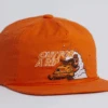 COAL - The Field Brushed Twill Vintage Strapback Cap - Orange -Angler Gear Shop thefieldorange