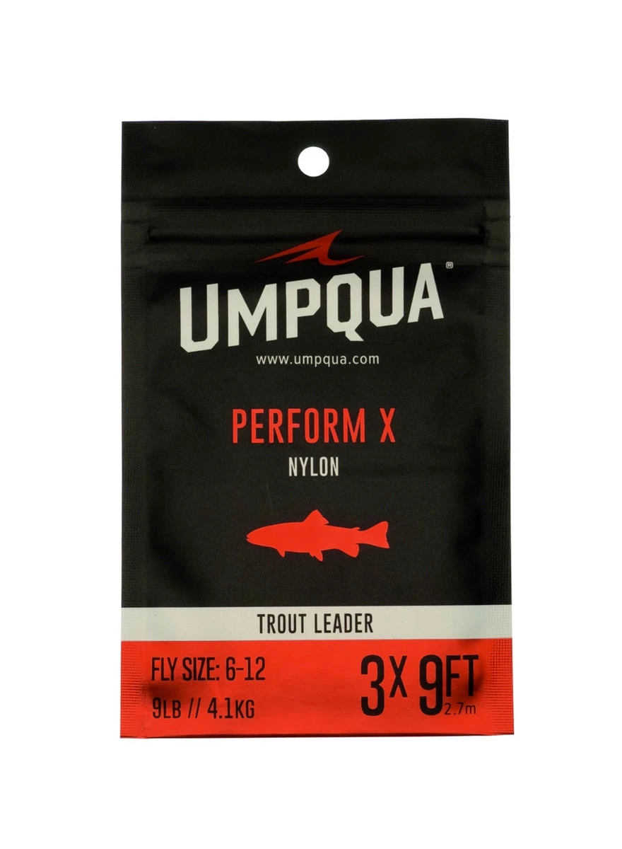 Umpqua Perform X Trout Leader 10' - 3 Pack 3 Umpqua Perform X Trout Leader 10' - 3 Pack